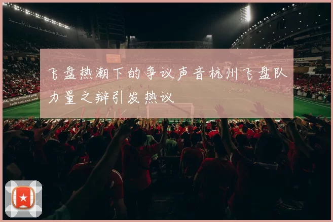 飞盘热潮下的争议声音杭州飞盘队力量之辩引发热议