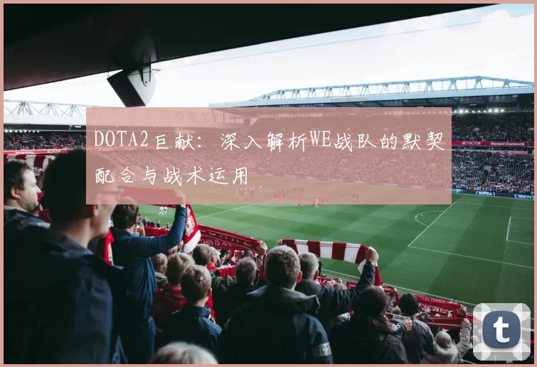 DOTA2巨献：深入解析WE战队的默契配合与战术运用